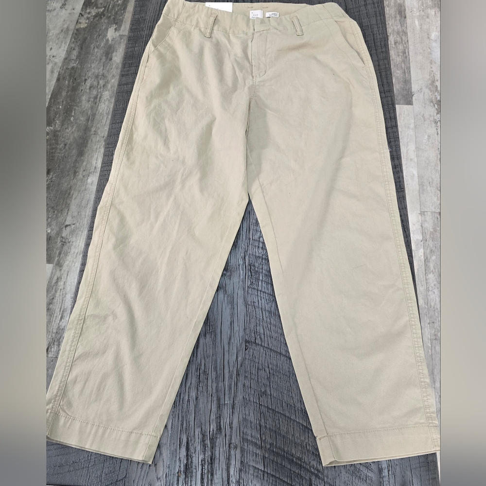 NwT A New Day Women's Khaki Beige Fitted High Rise Stretch Elastizado (10R) - Picture 2 of 4
